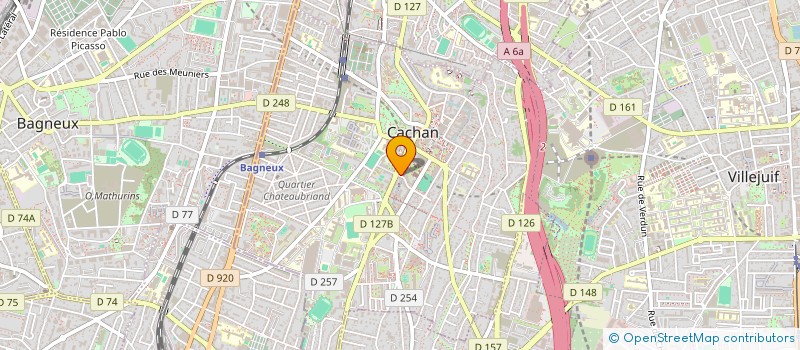 localisation de l'entreprise 930 386 792   CACHAN