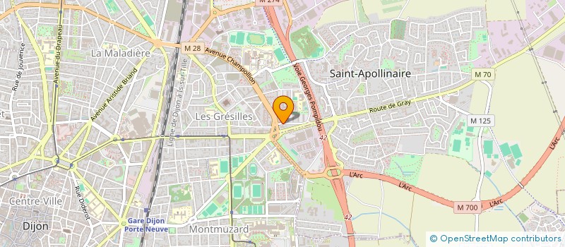 localisation de l'entreprise 930 409 016 à DIJON