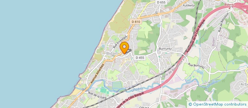 localisation de l'entreprise 930 465 877   BIDART