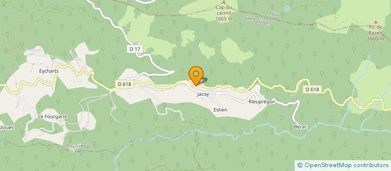 localisation de l'entreprise 930 527 445 à MASSAT
