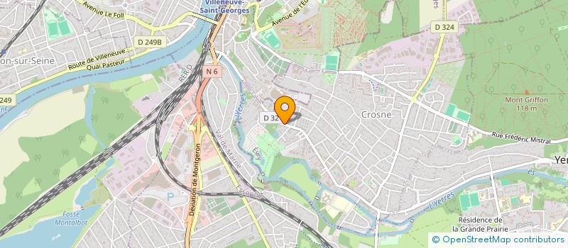 localisation de l'entreprise 930 548 979   CROSNE