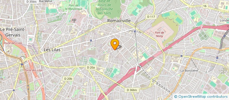 localisation de l'entreprise 930 577 671 à ROMAINVILLE