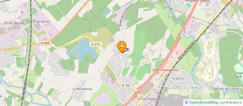 localisation de l'entreprise 930 598 693   LA COURONNE