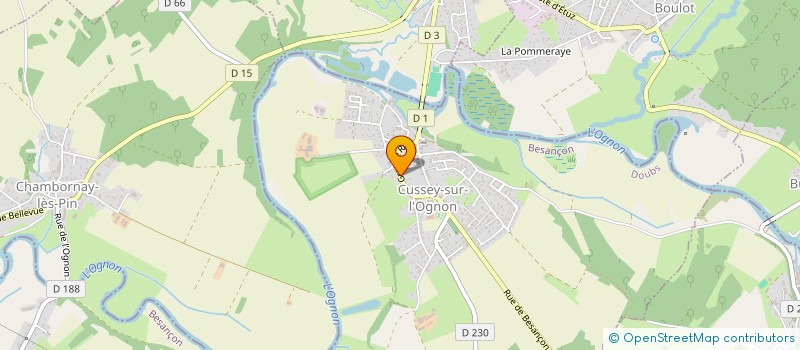 localisation de l'entreprise 930 624 184   CUSSEY-SUR-L'OGNON