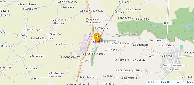 localisation de l'entreprise 930 657 010   SAINT-GERMAIN-DU-PINEL