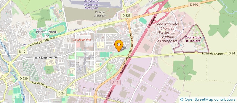 localisation de l'entreprise 930 685 250 à CHARTRES