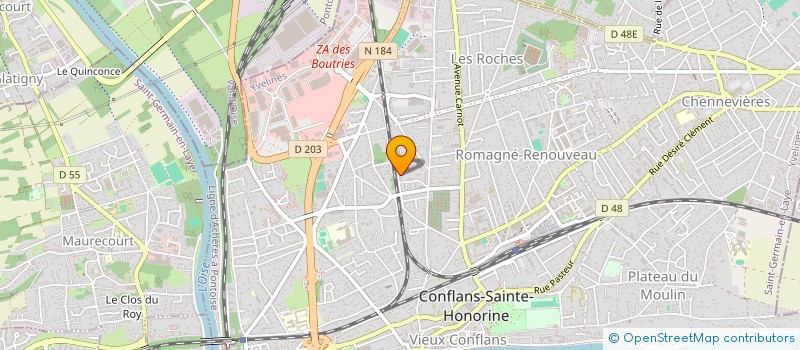 localisation de l'entreprise 930 709 605   CONFLANS-SAINTE-HONORINE