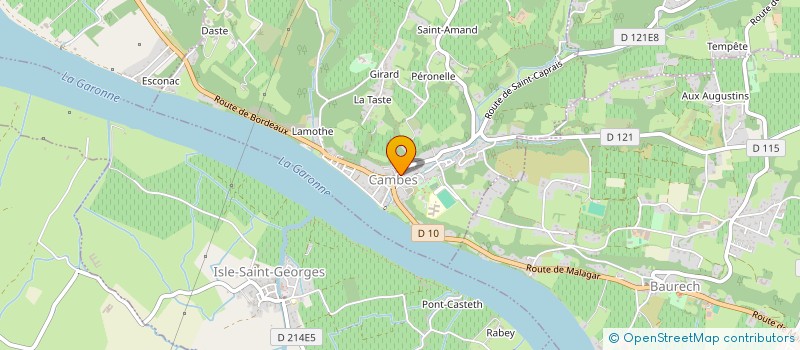 localisation de l'entreprise 930 710 405   CAMBES