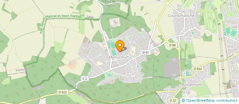 localisation de l'entreprise 930 711 346   MENUCOURT