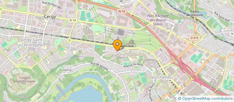 localisation de l'entreprise 930 774 633   CERGY