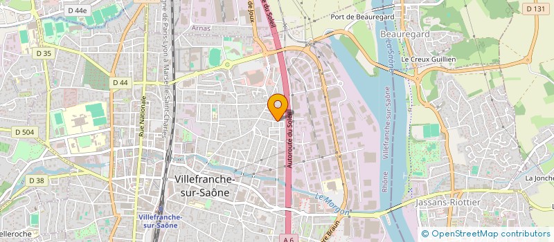 localisation de l'entreprise 930 777 545   VILLEFRANCHE-SUR-SAONE