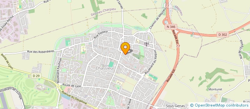 localisation de l'entreprise 930 813 381   CHASSIEU