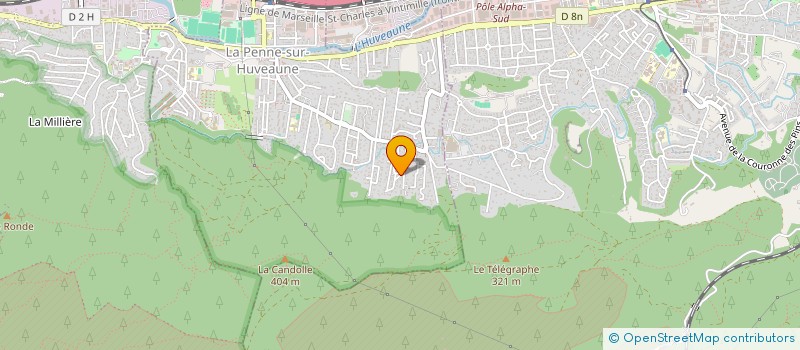 localisation de l'entreprise 930 833 447   LA PENNE-SUR-HUVEAUNE