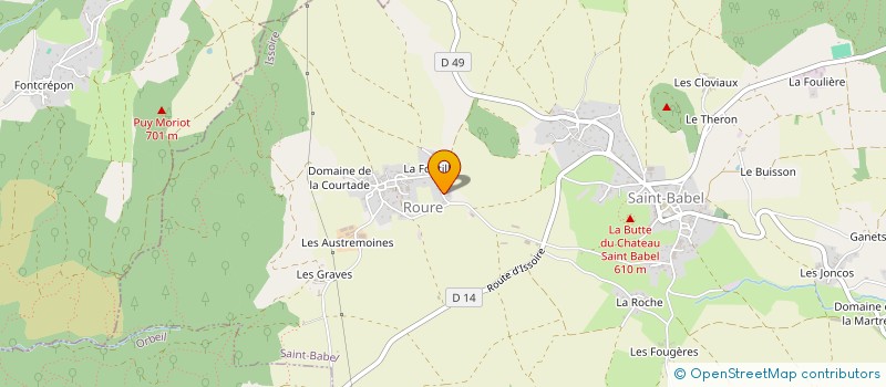 localisation de l'entreprise 930 886 866   SAINT-BABEL