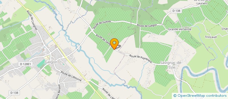 localisation de l'entreprise 930 920 145   GALGON