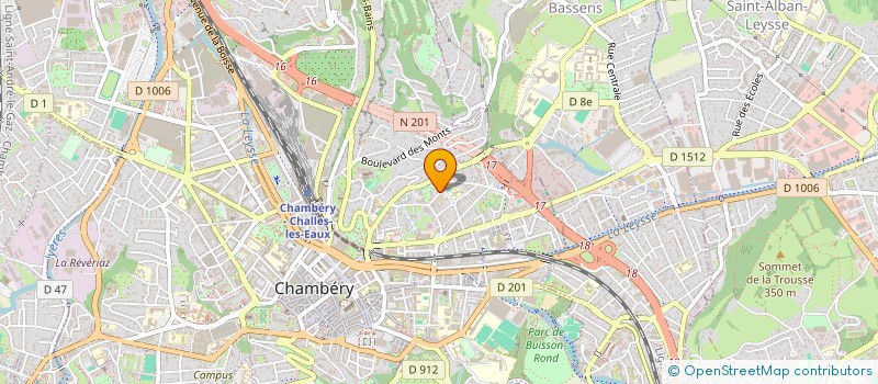 localisation de l'entreprise 930 948 526   CHAMBERY