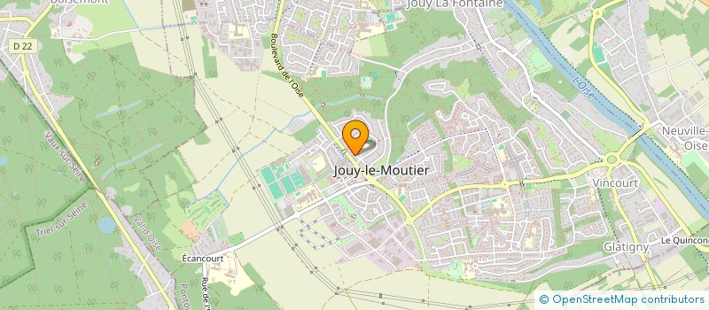 localisation de l'entreprise 931 033 542   JOUY-LE-MOUTIER