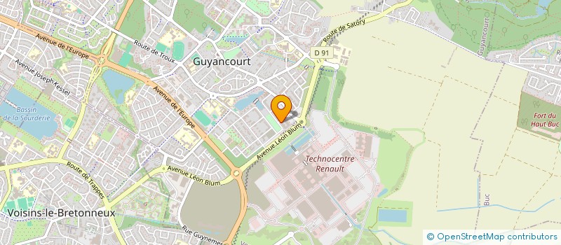 localisation de l'entreprise 931 046 379   GUYANCOURT