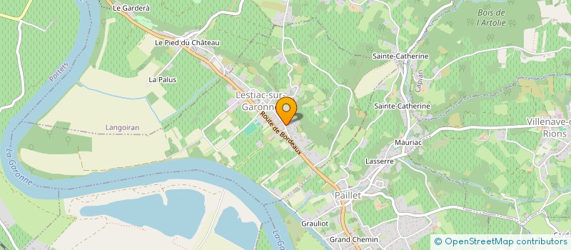 localisation de l'entreprise 931 050 173   LESTIAC-SUR-GARONNE