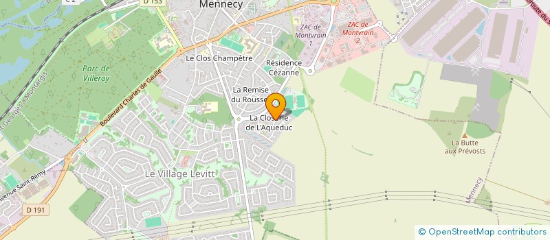localisation de l'entreprise 931 064 166 à MENNECY