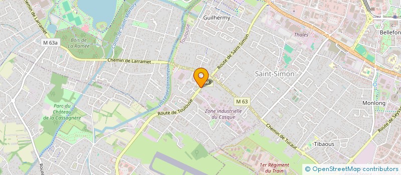 localisation de l'entreprise 931 077 234   CUGNAUX