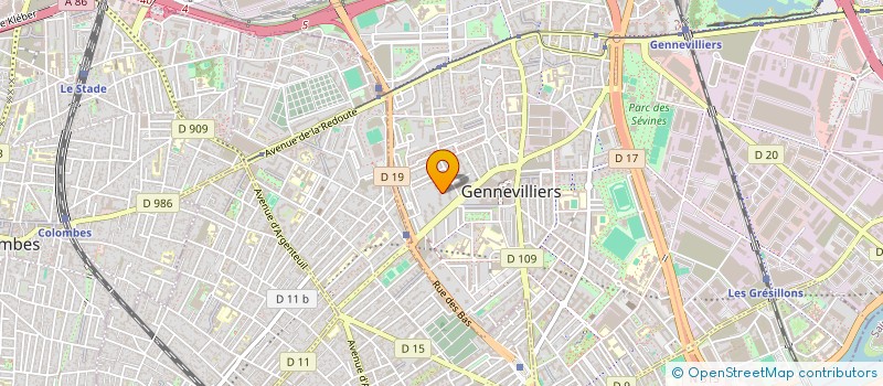 localisation de l'entreprise 931 091 441 à GENNEVILLIERS