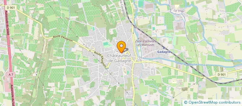 localisation de l'entreprise 931 098 388   CHATEAUNEUF-DE-GADAGNE