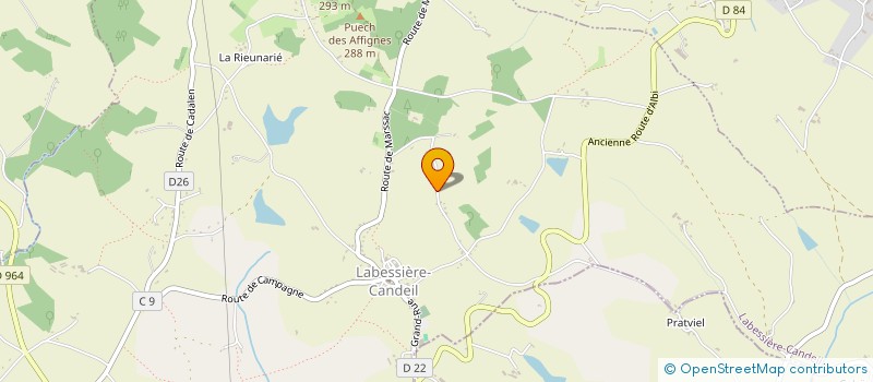 localisation de l'entreprise 931 175 103   LABESSIERE-CANDEIL