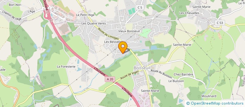 localisation de l'entreprise 931 204 077   BOISSEUIL