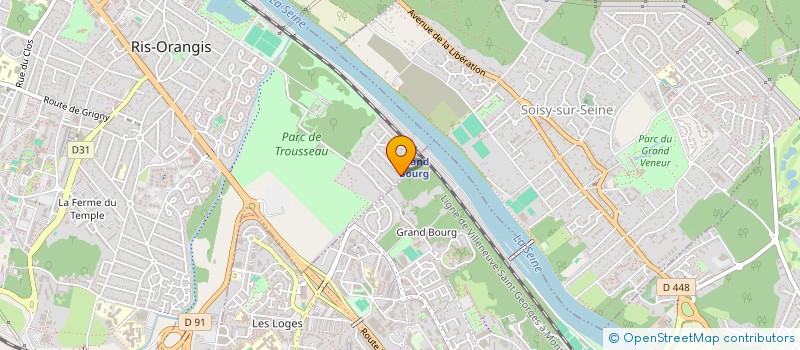 localisation de l'entreprise 931 207 591 à EVRY-COURCOURONNES