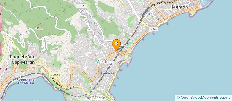 localisation de l'entreprise 931 234 579   MENTON