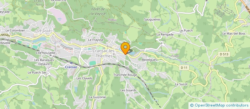 localisation de l'entreprise 931 236 673   CRANSAC