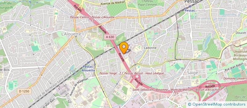 localisation de l'entreprise 931 253 827   PESSAC