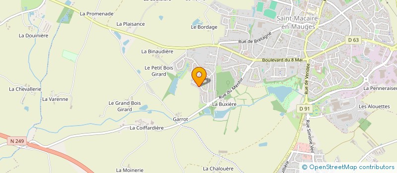 localisation de l'entreprise 931 282 040   SEVREMOINE