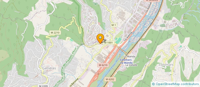 localisation de l'entreprise 931 286 116   GATTIERES