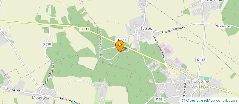 localisation de l'entreprise 931 304 141   LA COUTURE-BOUSSEY