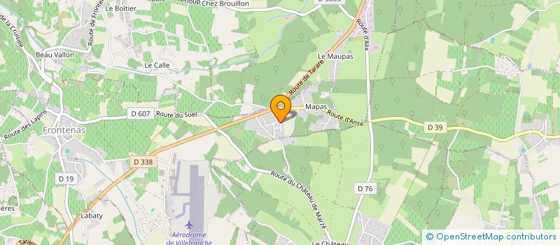 localisation de l'entreprise 931 305 064 à VILLEFRANCHE-SUR-SAONE
