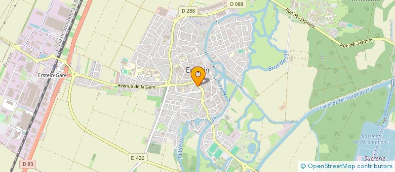 localisation de l'entreprise 931 323 430   ERSTEIN