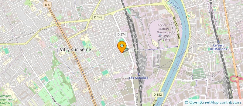 localisation de l'entreprise 931 346 621  à VITRY-SUR-SEINE