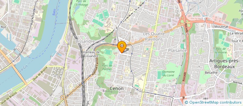 localisation de l'entreprise 931 361 687   CENON