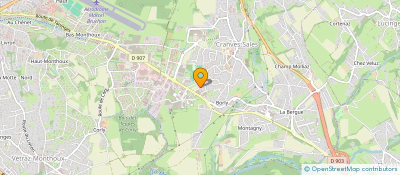 localisation de l'entreprise 931 411 607   CRANVES-SALES