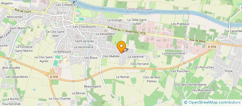 localisation de l'entreprise 931 417 299   BLERE