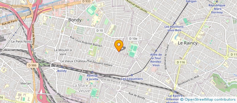 localisation de l'entreprise 931 464 440   BONDY