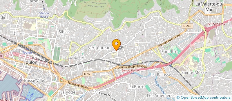 localisation de l'entreprise 931 467 104   CUERS