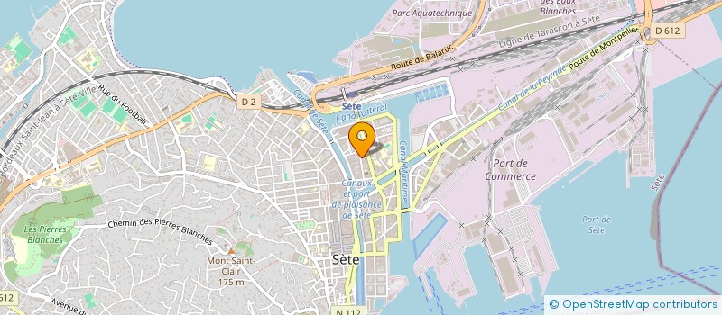 localisation de l'entreprise 931 528 574 à SETE