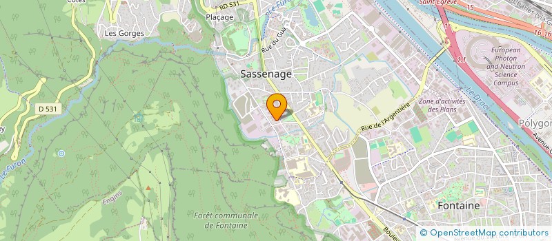 localisation de l'entreprise 931 533 046   LE PONT-DE-CLAIX