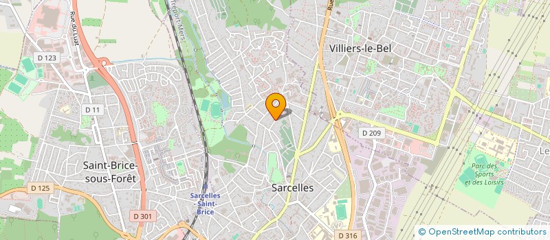 localisation de l'entreprise 931 557 227   SARCELLES