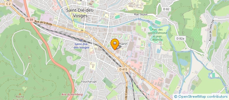 localisation de l'entreprise 931 569 446   SAINT-DIE-DES-VOSGES