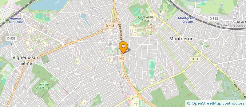 localisation de l'entreprise 931 572 077   MONTGERON