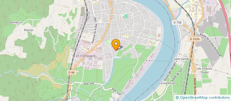localisation de l'entreprise 931 593 750  à TOURNON-SUR-RHONE